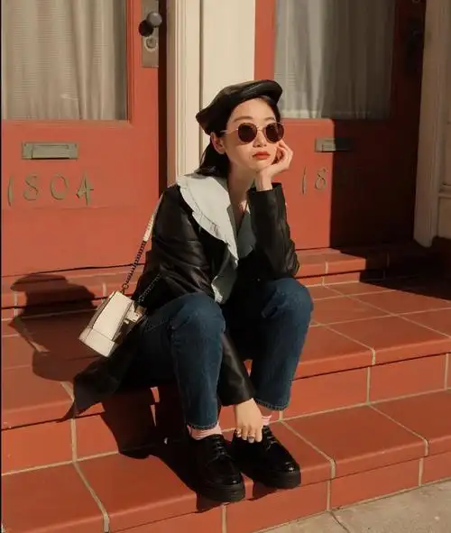 亚裔小个子ins博主vivid wu 换季新穿搭范本