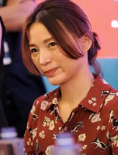 董卿素颜穿花衬衫现身,皱纹还是出卖了年纪,网友:早点退休吧