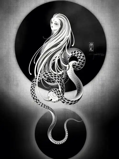 是烛九阴,是烛龙.