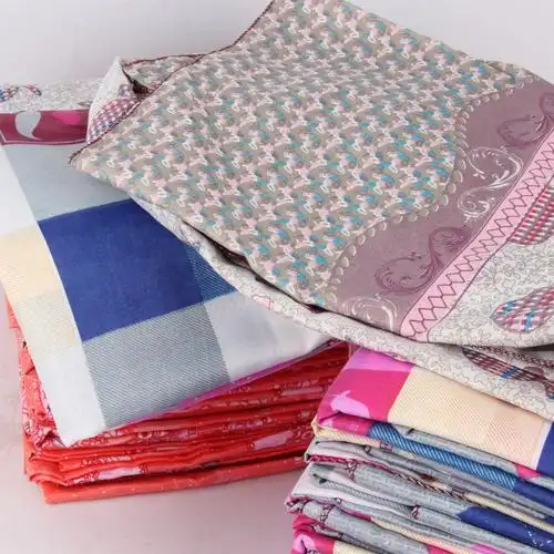 4成交2168套相似传统老粗布布匹床单被罩被单经典格子粗布老工艺手工