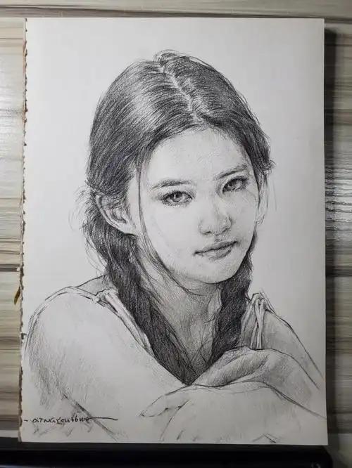 素描头像  #寻找小红书绘画大神