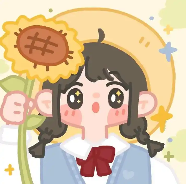 可爱头像女卡通呆萌