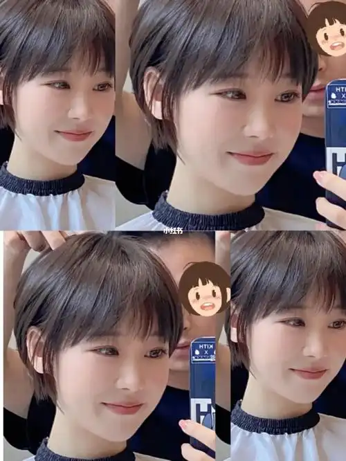 超韩系洋气的女生短发发型82真的很减龄哦