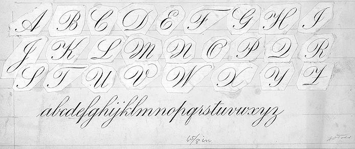 英文花体字欣赏&教学