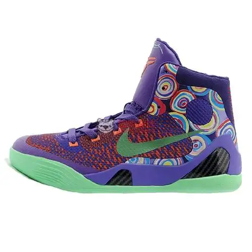 kobe 9科比9代篮球鞋男鞋女鞋高帮全明星战靴636602-002(636602-500绿