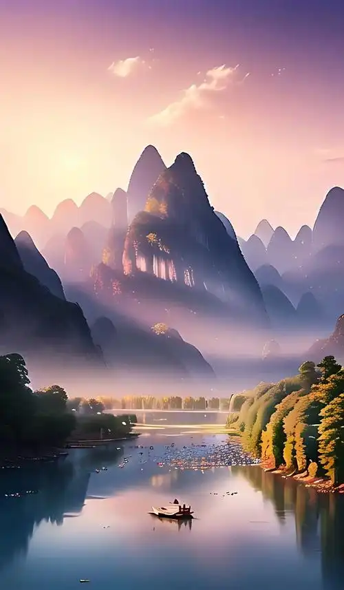 桂林美景.桂林山水美,一半是山美,一半是水美.#桂林山水甲天 - 抖音