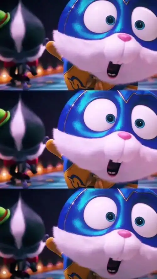 公元2020年,蓝兔超人决战黑毛怪于马戏团之巅,这场历史性的对决惊天地