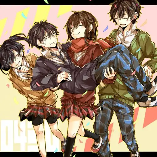 阳炎高校四人组图片