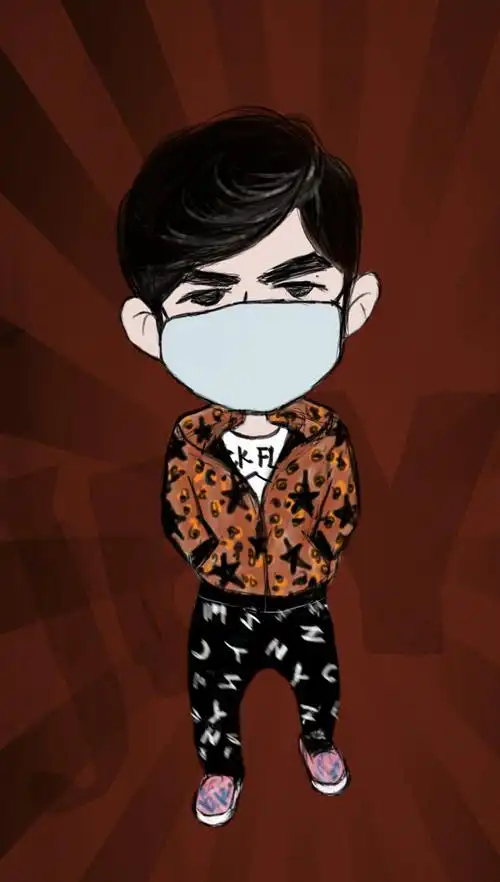 手绘 壁纸 q版周杰伦