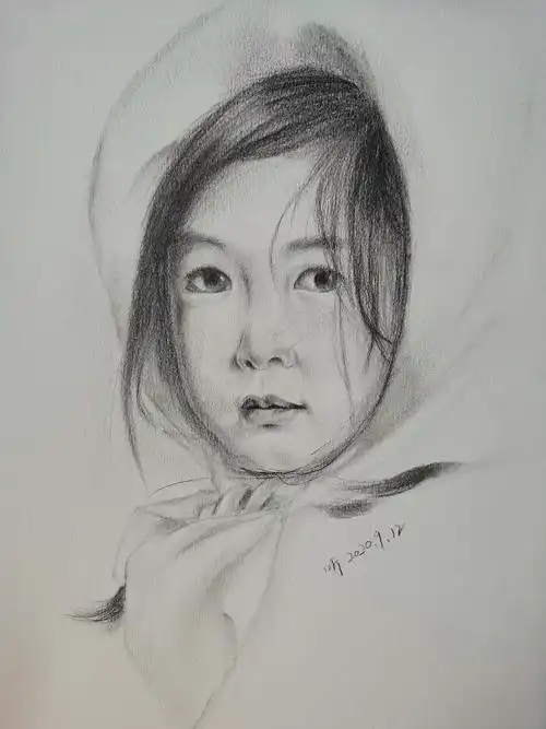 一幅素描小画|纯艺术|绘画|听ttt_临摹作品-站酷zcool