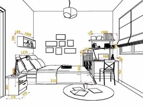 理想中的家平面图简笔画