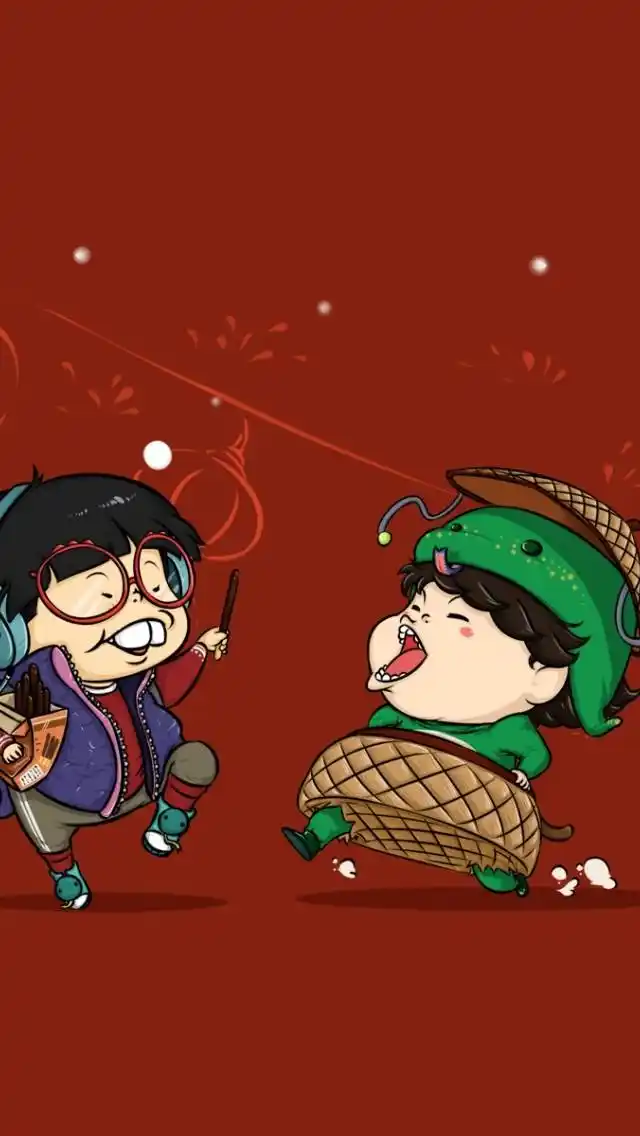 搞笑黑色幽默创意卡通图案iphone手机壁纸