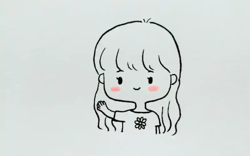 【简笔画】小女孩画法教程