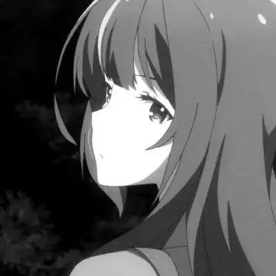黑白卡通头像女生伤感图片 黑暗冷酷系少女 - qq动漫头像 - 520个性网