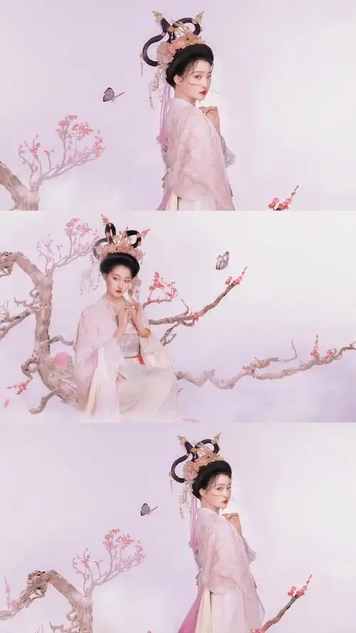 关晓彤国风百花妆