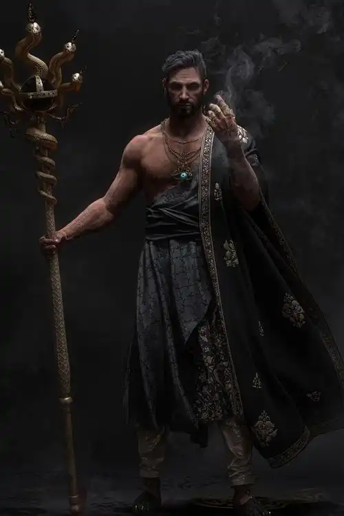 阿拉伯巫师,幻想图片 iphone 壁纸