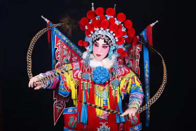 我的京剧照金丝狸猫京剧旦角化妆刀马旦青衣