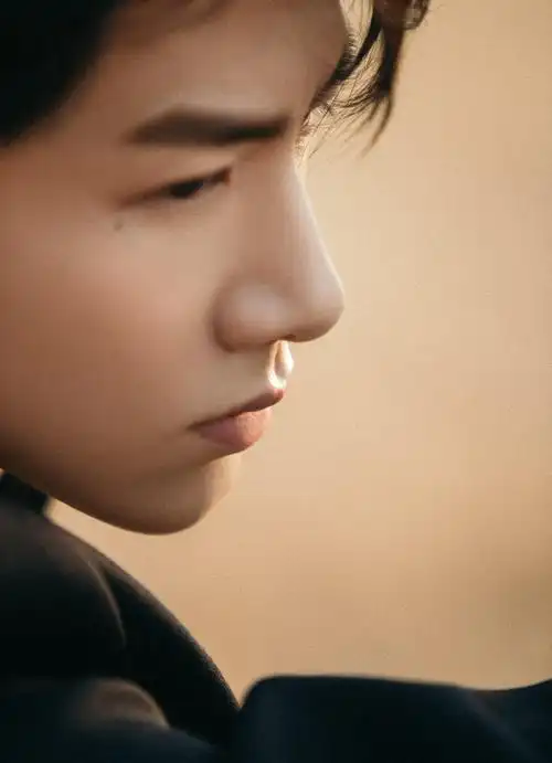 白敬亭初冬户外帅气写真,图库-回车桌面