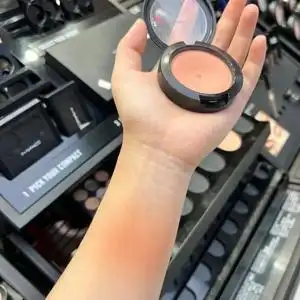 【真实蜜桃粉】现货 魅可mac腮红melba元气粉杏色少女显白