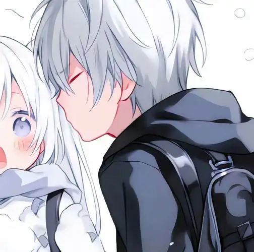 新的可爱363436373039动漫情侣头像