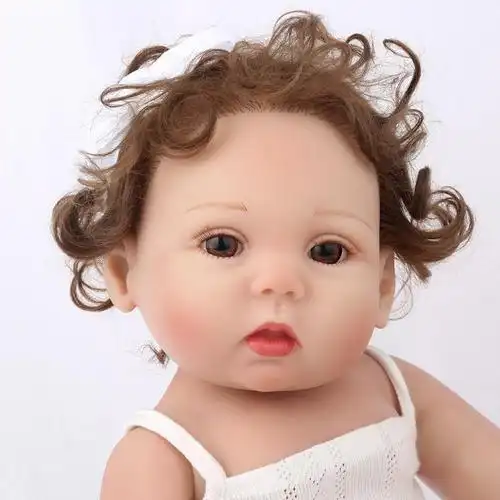 仿真婴儿娃娃50cm早教可爱玩具公仔可入水洗澡洋陪伴宝宝天智星白色