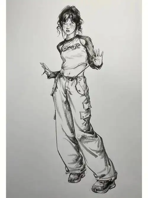 单人速写临摹美术生赶紧保存学习78