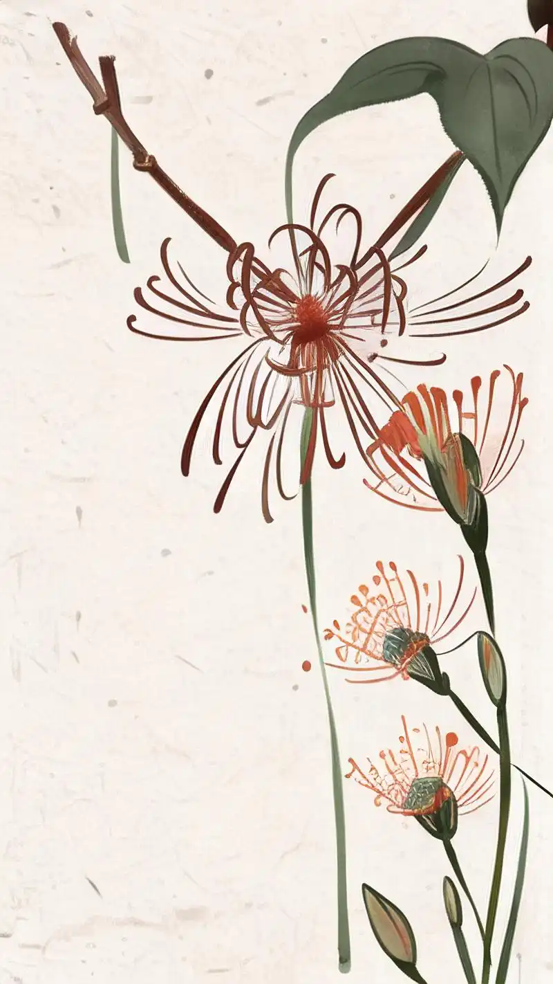 96彼岸曼珠沙华,手机壁纸新宠93 彼岸花开,曼珠沙华,美到窒息的