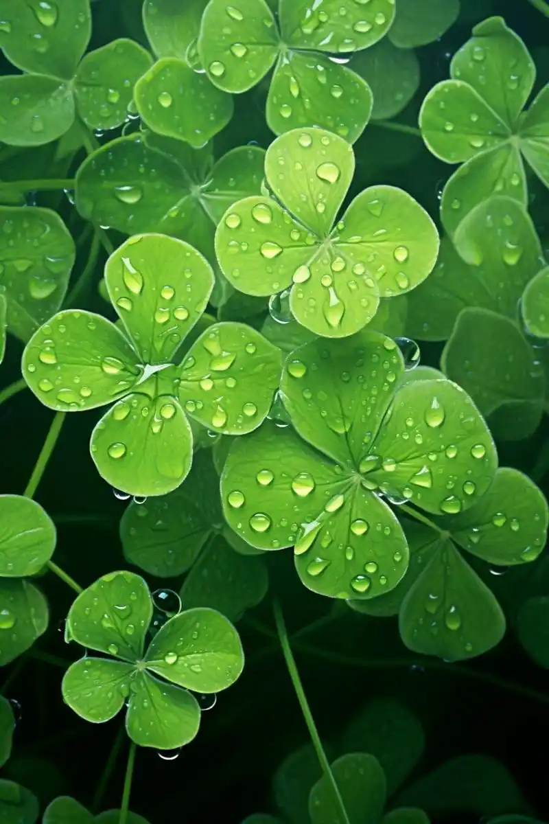 看到四叶草的人好运,连连  四叶草的寓意有很多,四叶草被称为幸运草