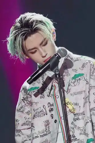 王琳凯的七彩发色