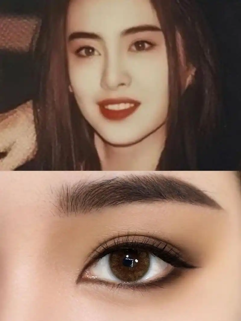 王祖贤仿妆|复古浓颜港风妆|日常深邃消肿 #日常眼妆怎么画[话题]