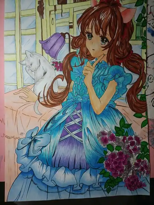 马克笔人物画步骤图