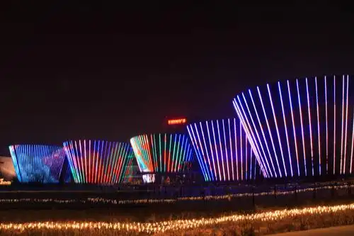 长风商务区灯光秀