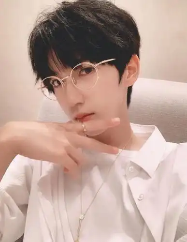 贺峻霖的颜值真的很可以!有种小奶狗的可爱和软萌,简约风格超赞