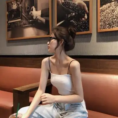 泫雅风吊带背心女外穿夏装2019新款韩版修身内搭打底衫短款上衣潮