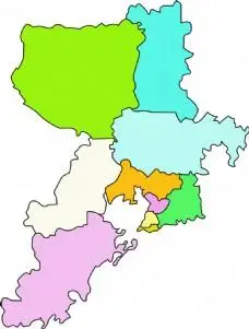 青岛市区地图