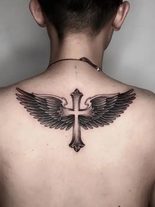 翅膀纹身_纹身图案手稿图片_焦艳丽的纹身作品集