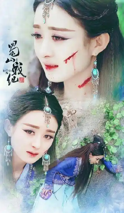 原创古装剧里流血的女明星们赵丽颖让人心疼angelababy竟然非常美