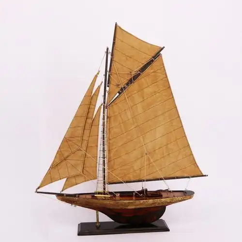 一帆风顺木质工艺帆船过年开公司送礼佳品预定无现货喜欢联系店家