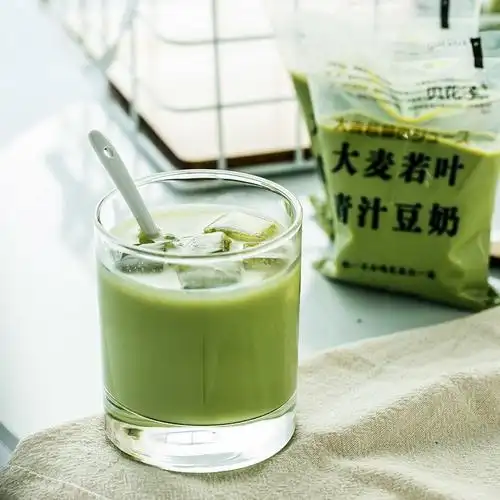 抖音同款网红大麦若叶青汁五谷豆奶180ml*12袋膳食纤维豆奶营养早餐