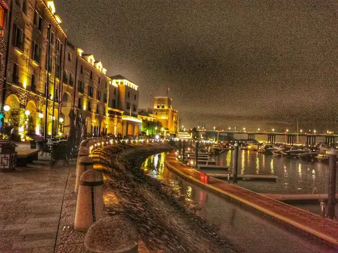 南沙游艇会!夜景!