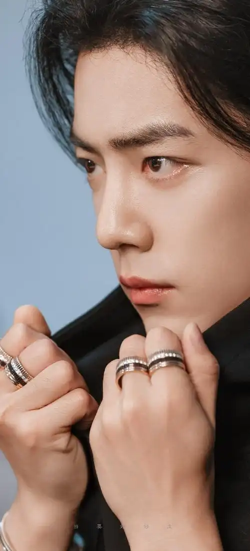 肖战长发侧颜库存##肖战