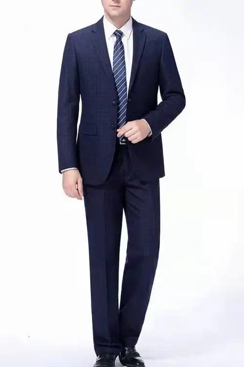 唐飒中老年西服套装男爸爸商务休闲正装中年西装男父公公宴会婚礼服深