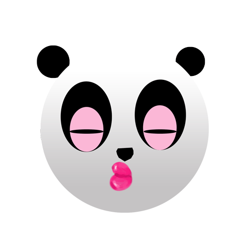 熊猫头搞笑可爱萌萌哒亲亲嘟嘟嘴gif动图_动态图_表情包下载_soogif