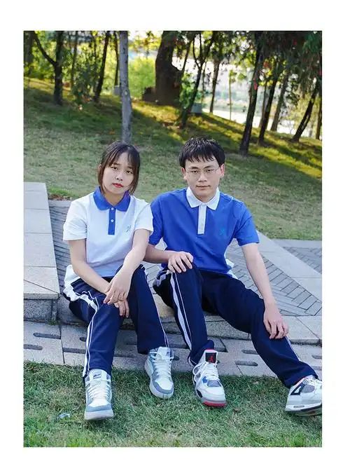 深圳中学校服夏季装运动服男女套装中学生全套统一初高中纯棉校服