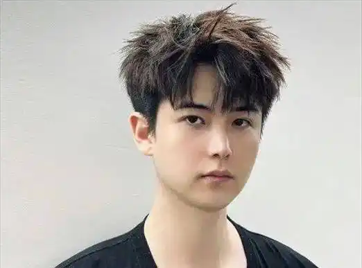 四六分微分碎盖,小鲜肉必备款发型_自然_男生_长度