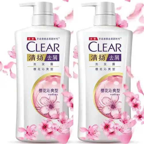清扬去屑洗发露樱花沁爽型白瓶650gqdh