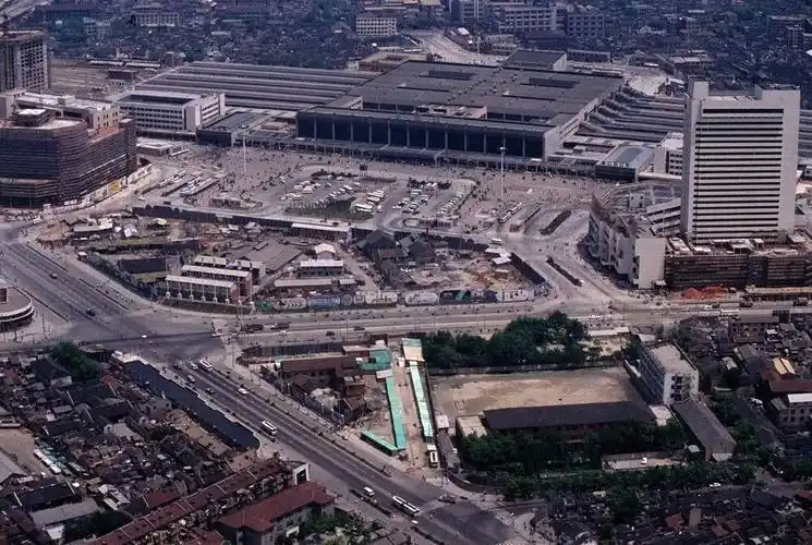 珍贵的上海90年代城市建设航拍照片记载变迁撬动回忆催人奋进