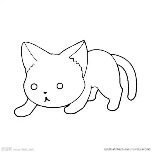 手绘猫设计图__野生动物_生物世界_设计图库_昵图网nipic.com