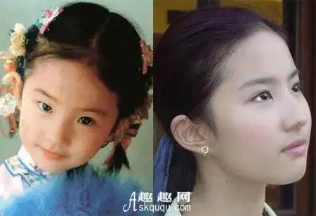 刘亦菲童年照