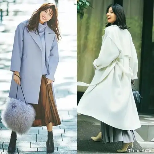 01,大衣的选择利于自身由于大衣的款式根据衣长可分为过膝的长款,或是